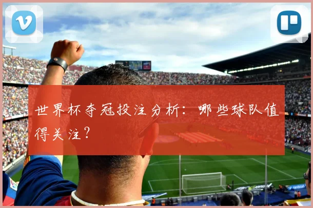 世界杯夺冠投注分析：哪些球队值得关注？